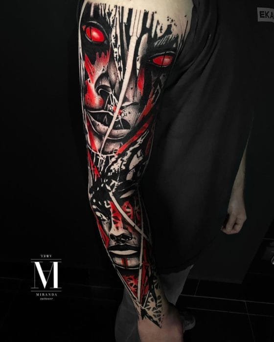 Tattoo Rostros Abel Miranda Avantgarde Tattoo Barcelona