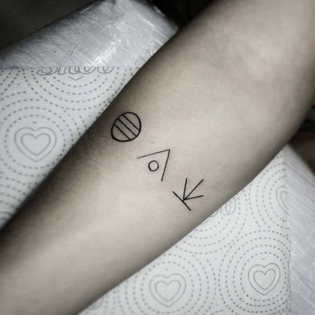 gothic style glyph tattoos | Stable Diffusion