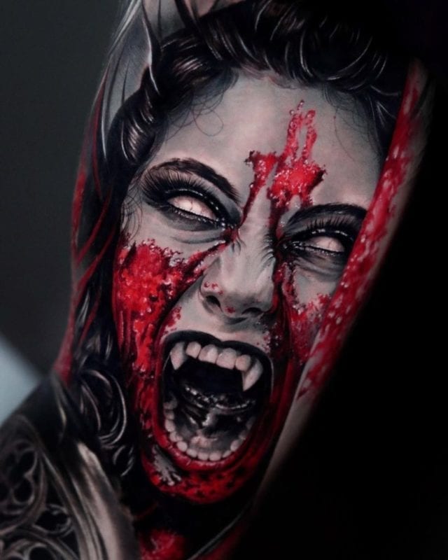 Tattoo Vampire Contemporary Realism