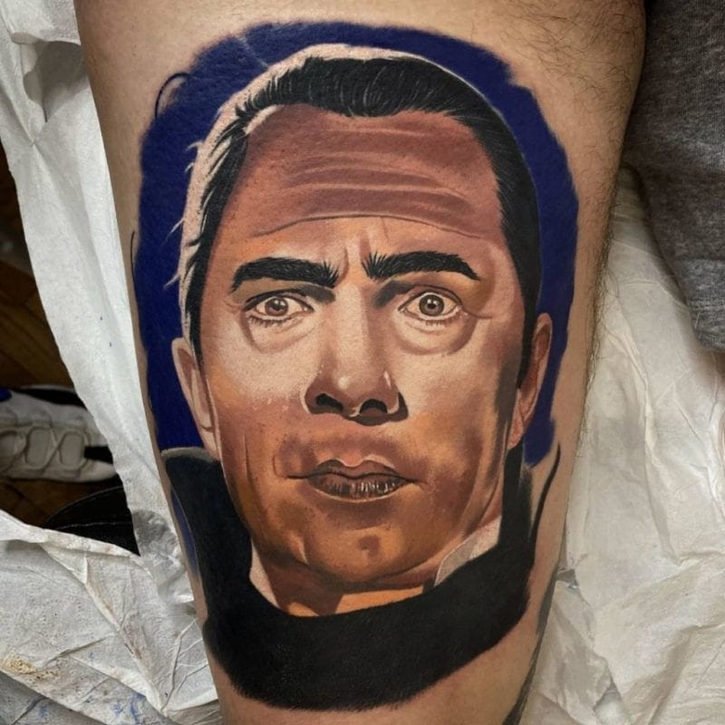 Tattoo realismo Dracula 1931