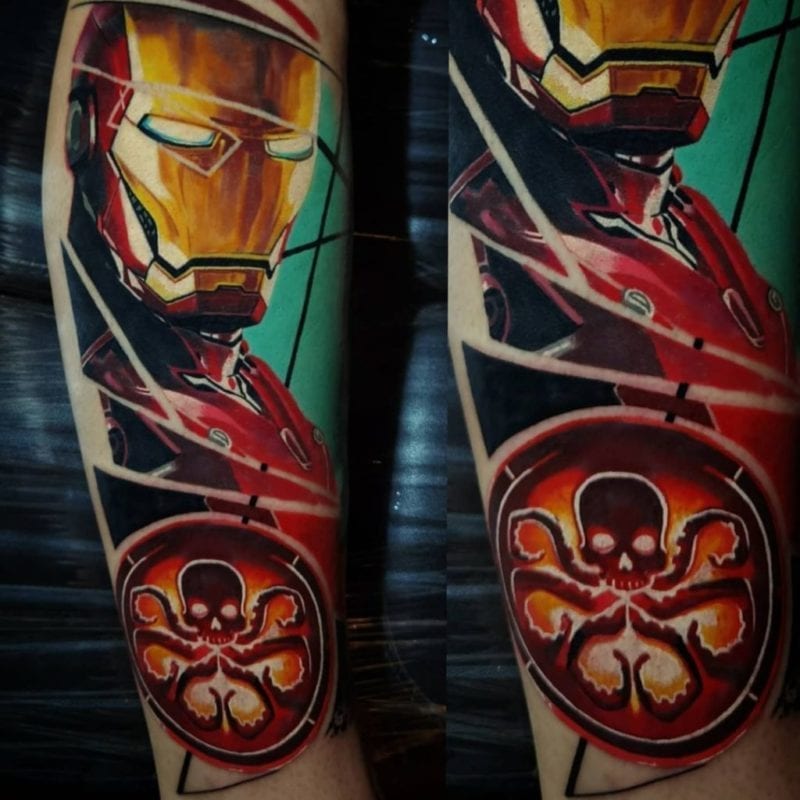 Love You 3000 Iron Man MCU Traditional Tattoo Flash Art Print - Etsy Denmark