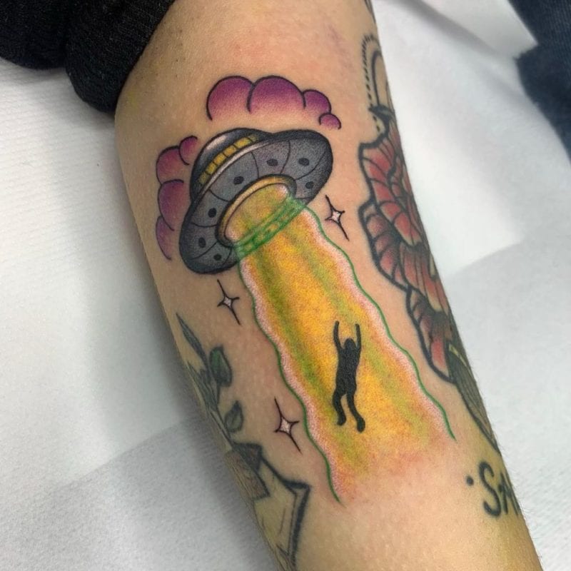 100 Cool UFO Tattoo Designs for Men [2024 Inspiration Guide]