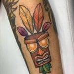 Tattoo Mascara de Crash Bandicoot