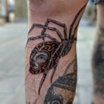 Tattoo araña tradicional