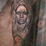 Tattoo realismo aborigen