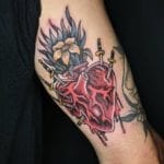 corazón tradicional tattoo