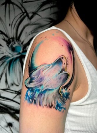 Tattoo lobo color