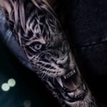 Tattoo in a powerful vision of realism