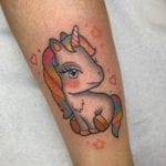 tattoo unicornio kawaii