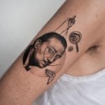 Tattoo micro realismo Dali