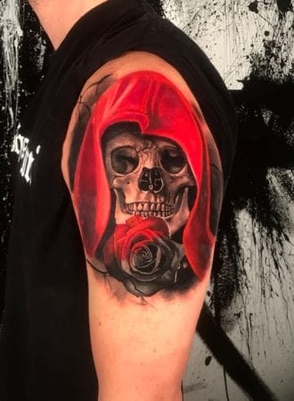 Tattoo realismo calavera