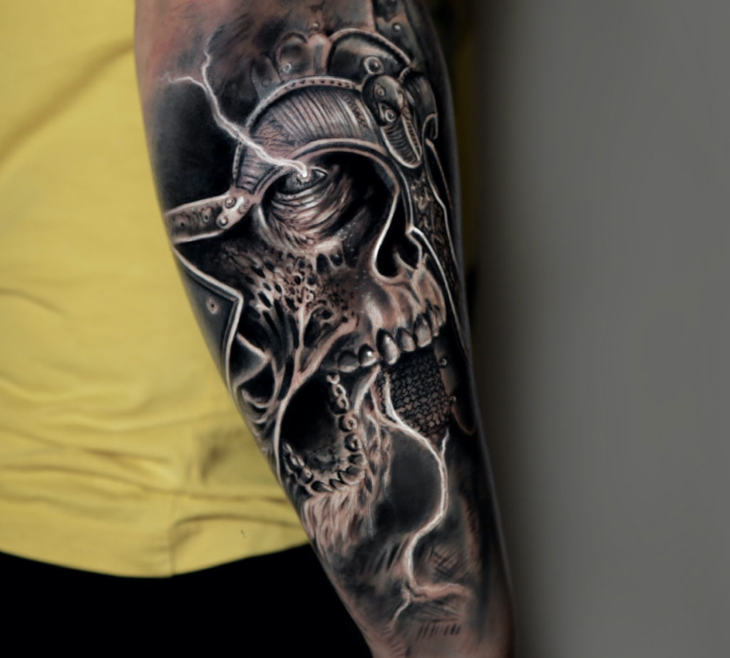 Tattoo Design Skull With 3rd Eye Digital Download - Etsy Israel