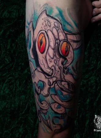 Tattoo pulpo sketch