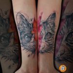 tattoo retrato gatos