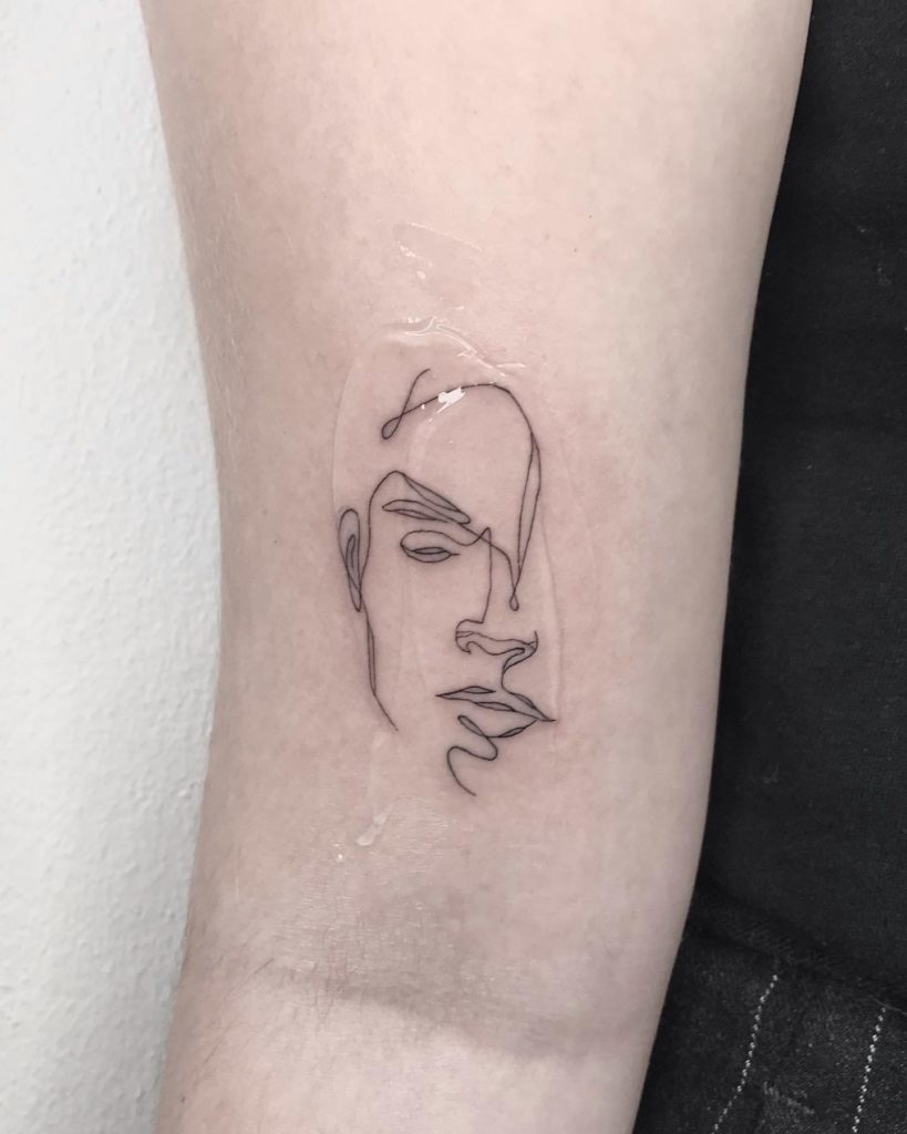 These Minimalist Tattoos are Made With a Single Line | Line tattoos, Minimalist  tattoo, Mo ganji