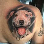 tattoo perro realista