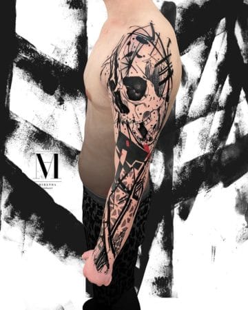 Tattoo calavera Abel Miranda