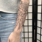 tattoo mandala y flores