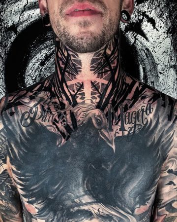 tattoo cuello Abel Miranda