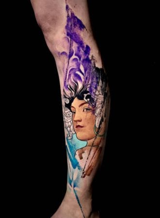 tattoo retrato color