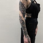 tattoo brazo caligráfico