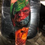 Tattoo realista Hellboy