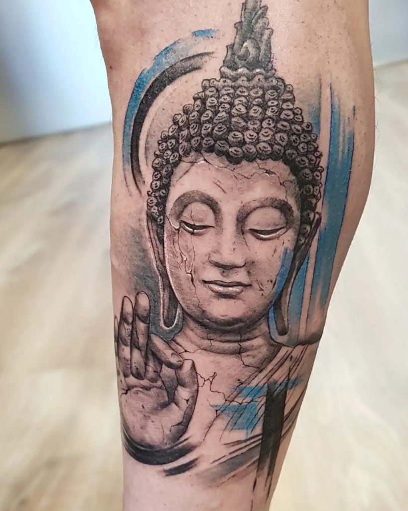 Buddha Tattoo Best Tattoo Artist in India Black Poison Tattoo studio