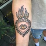 Tattoo corazón tradicional