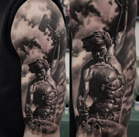 Tattoo dios griego