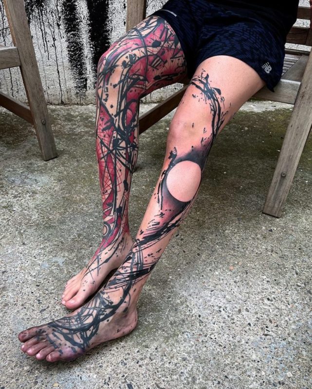 60 Mind Blow Abstract Tattoos | Art and Design