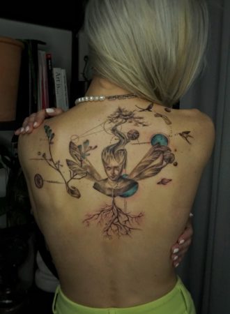Tattoo composición espalda