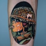 Tattoo gorillaz a color