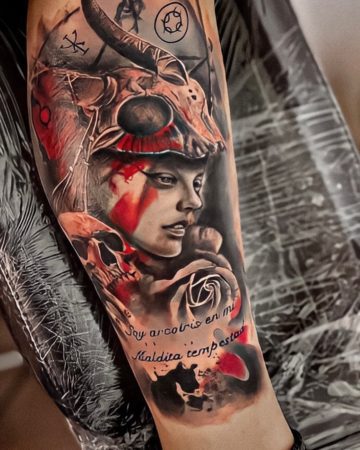 tattoo mujer guerrera