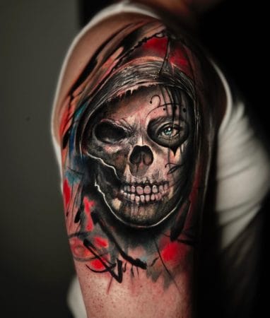 tattoo media muerte