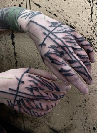 tattoo líneas abstractas