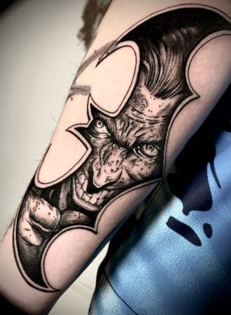 Tattoo joker Batman