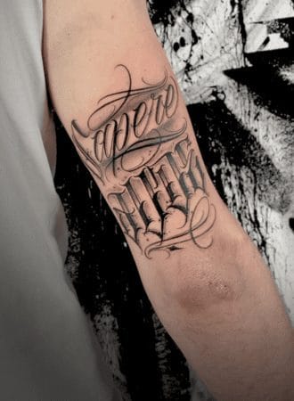 Tattoo lettering Betto