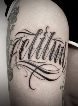 tattoo lettering