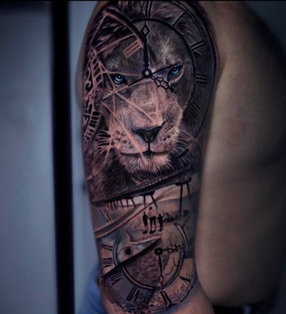 tattoo composición realista