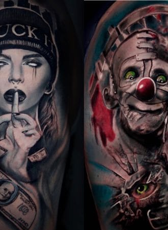 tattoos realistas Victor Piedrahita