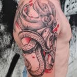 Tattoo pulpo trashpolka